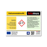 Kaliummetabisulfit E224 5kg BIOMUS - Biolaboratorium